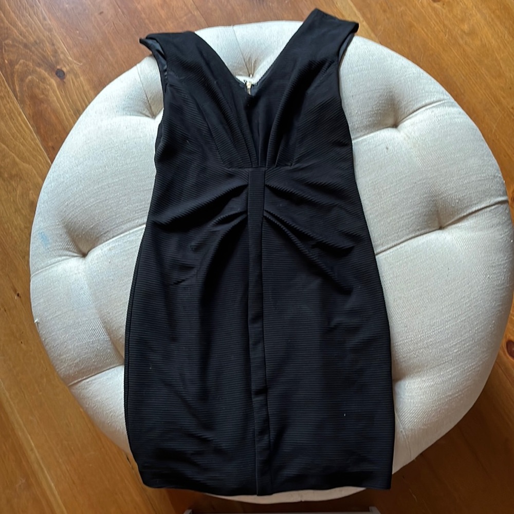 Express women’s black ribbed dress